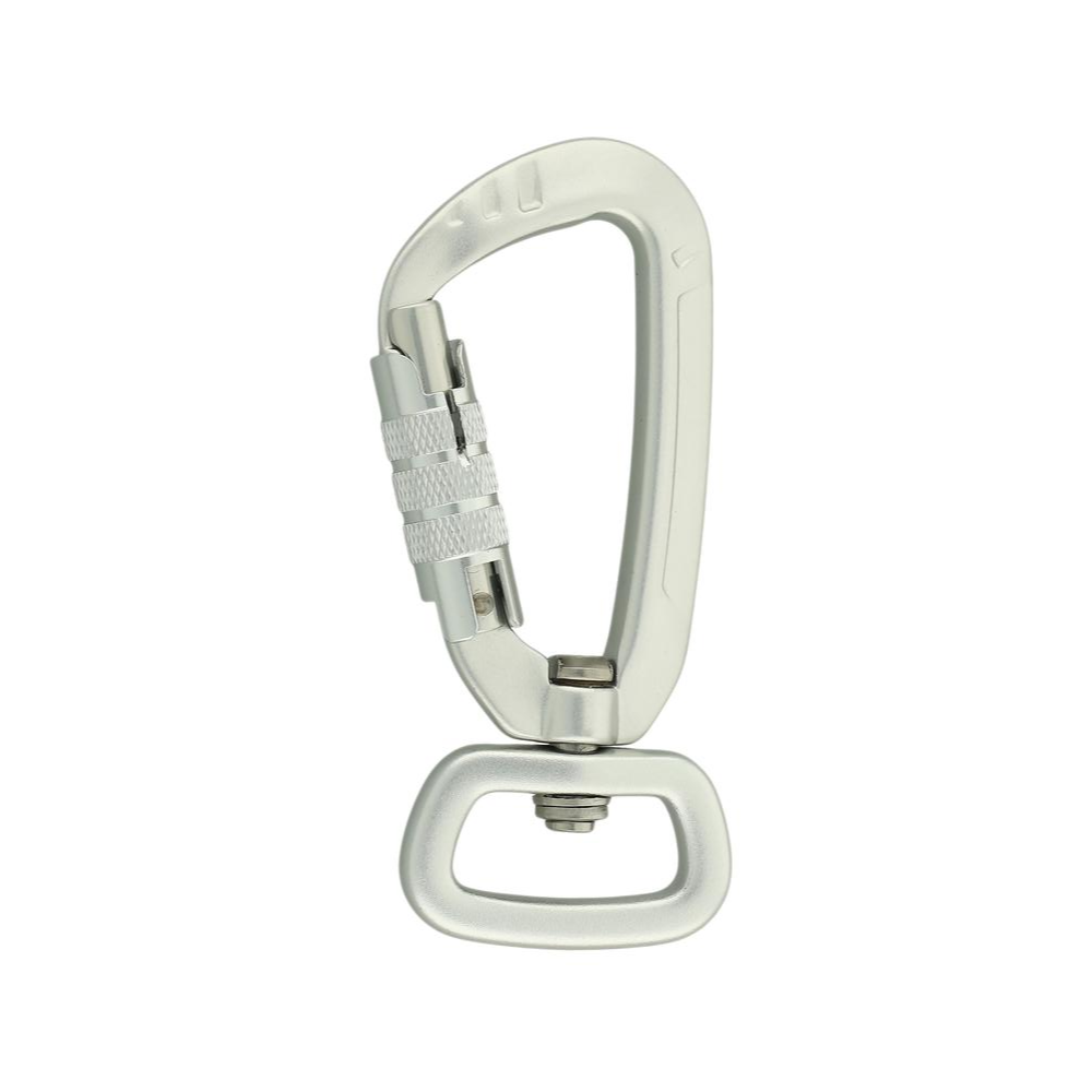 Sicherheitskarabiner Silber