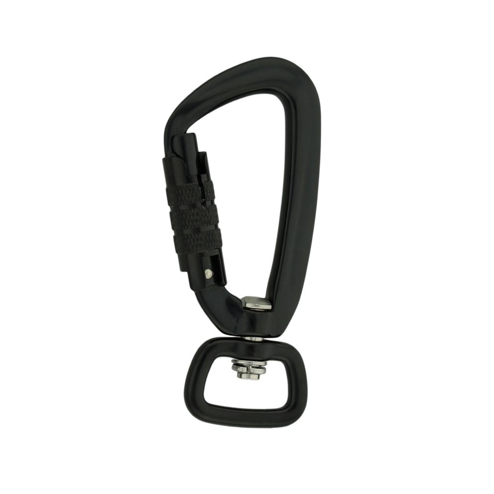 Sicherheitskarabiner Schwarz