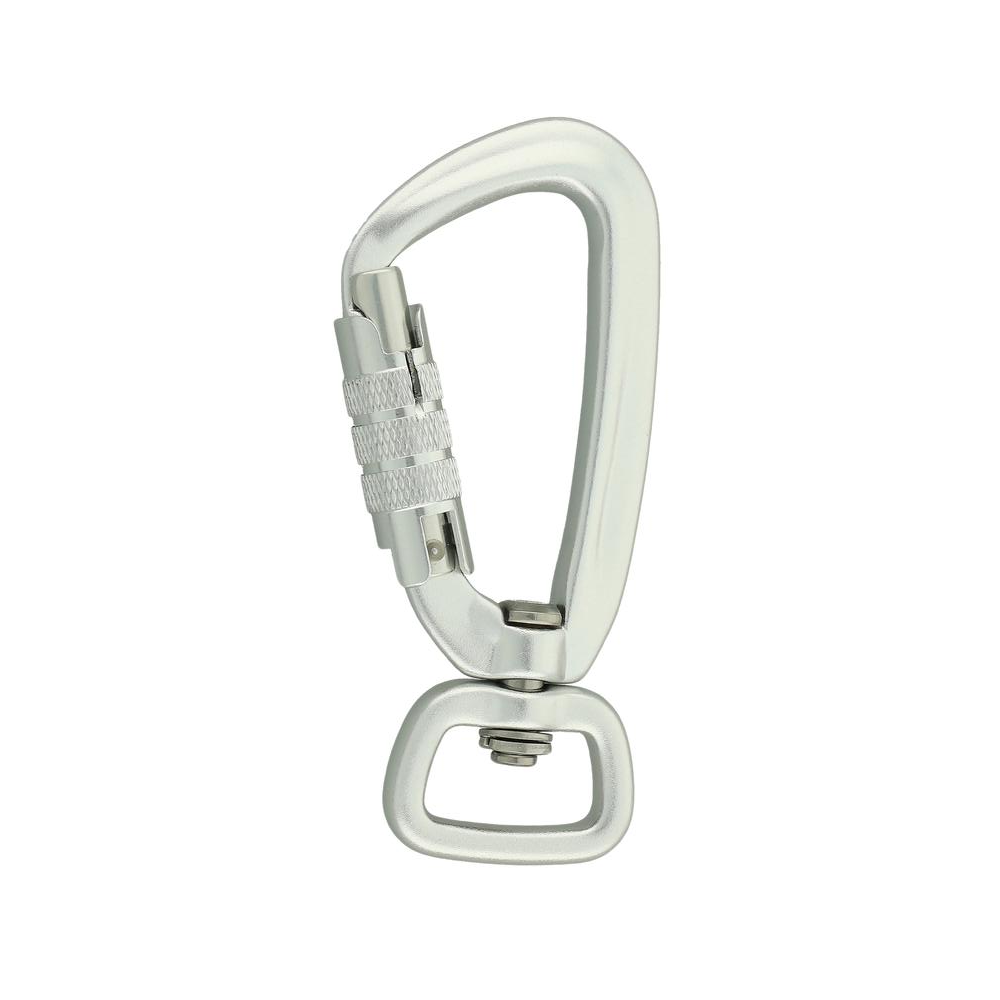 Sicherheitskarabiner Silber