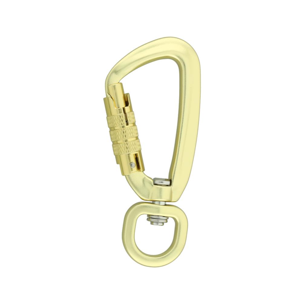 Sicherheitskarabiner Gold