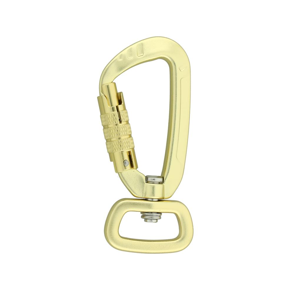 Sicherheitskarabiner Gold