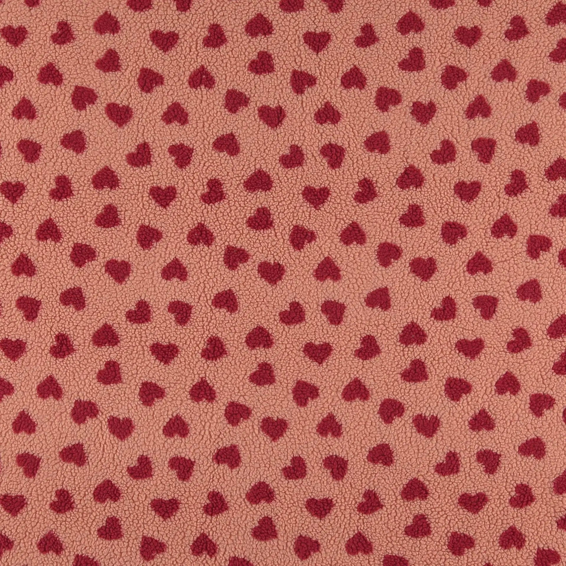 Hundedecke ToGo Teddy Sonderedition - Herz Rosa/Rot