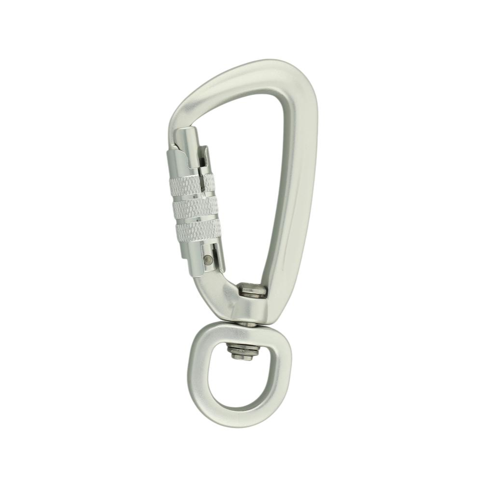Sicherheitskarabiner Silber