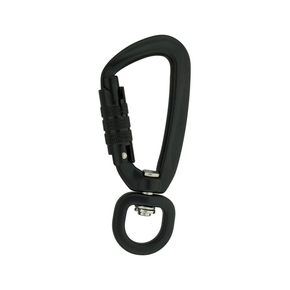 Sicherheitskarabiner Schwarz