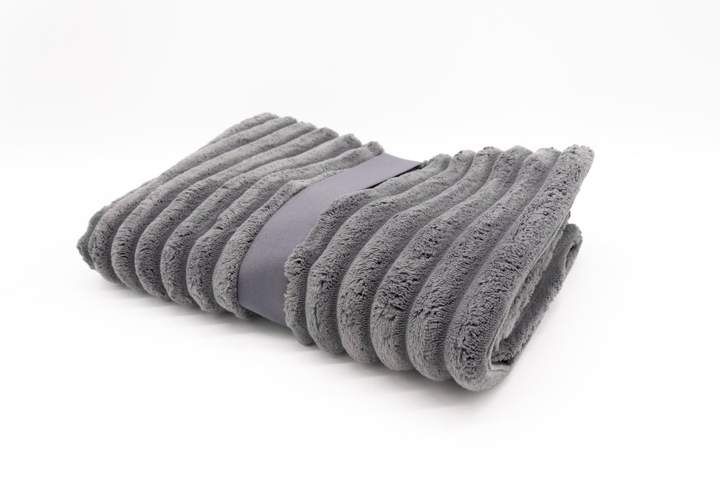 Hundedecke ToGo Teddy - Dunkelgrau Cord - 70x100cm