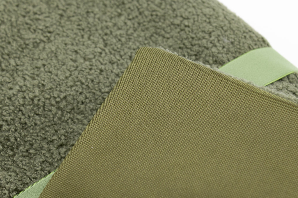 Hundedecke ToGo Teddy - Oliv - 70x100cm