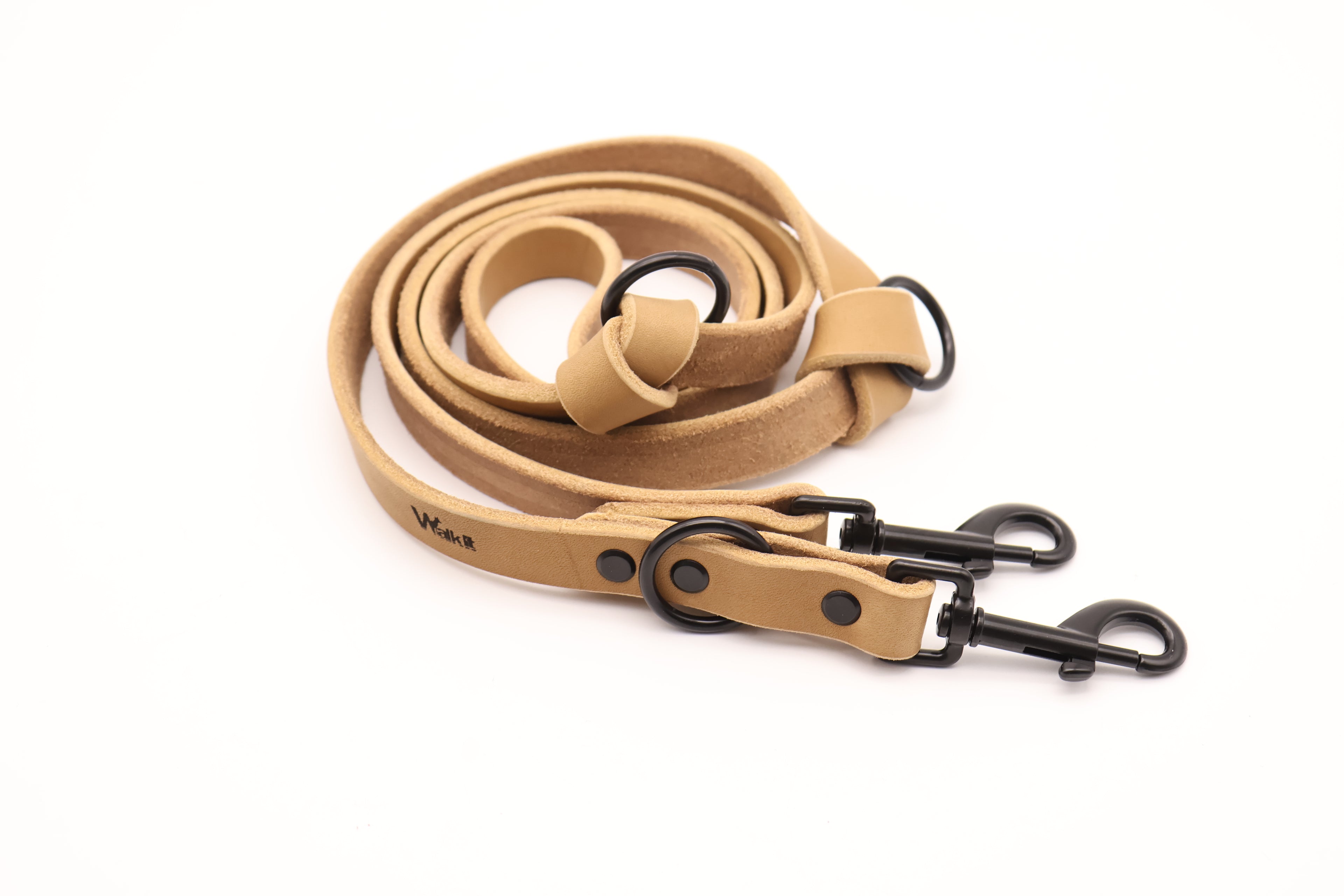 Basic Leder Leine 20mm Camel