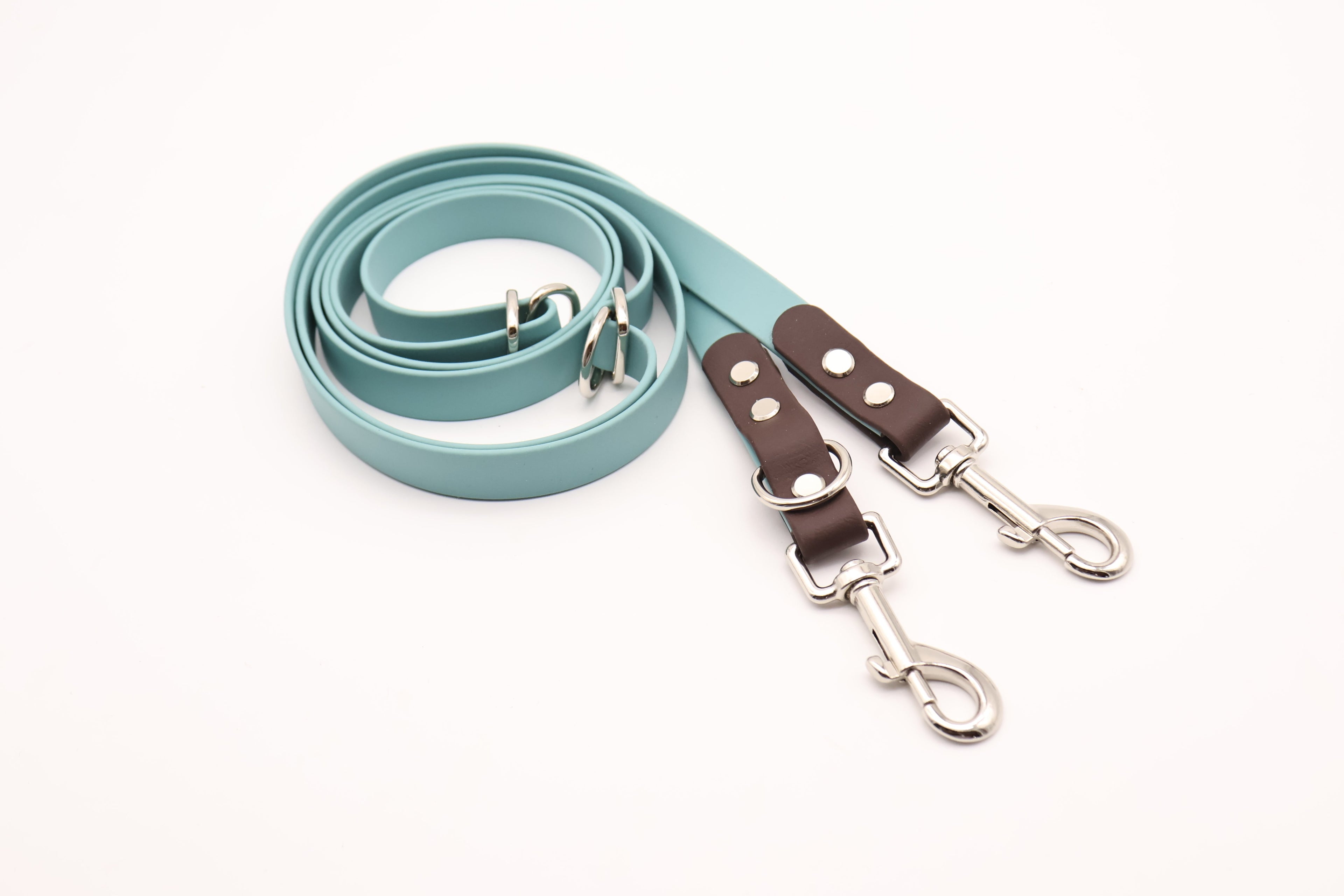 Regular Biothane Leine 19mm Dusty x Dunkelbraun