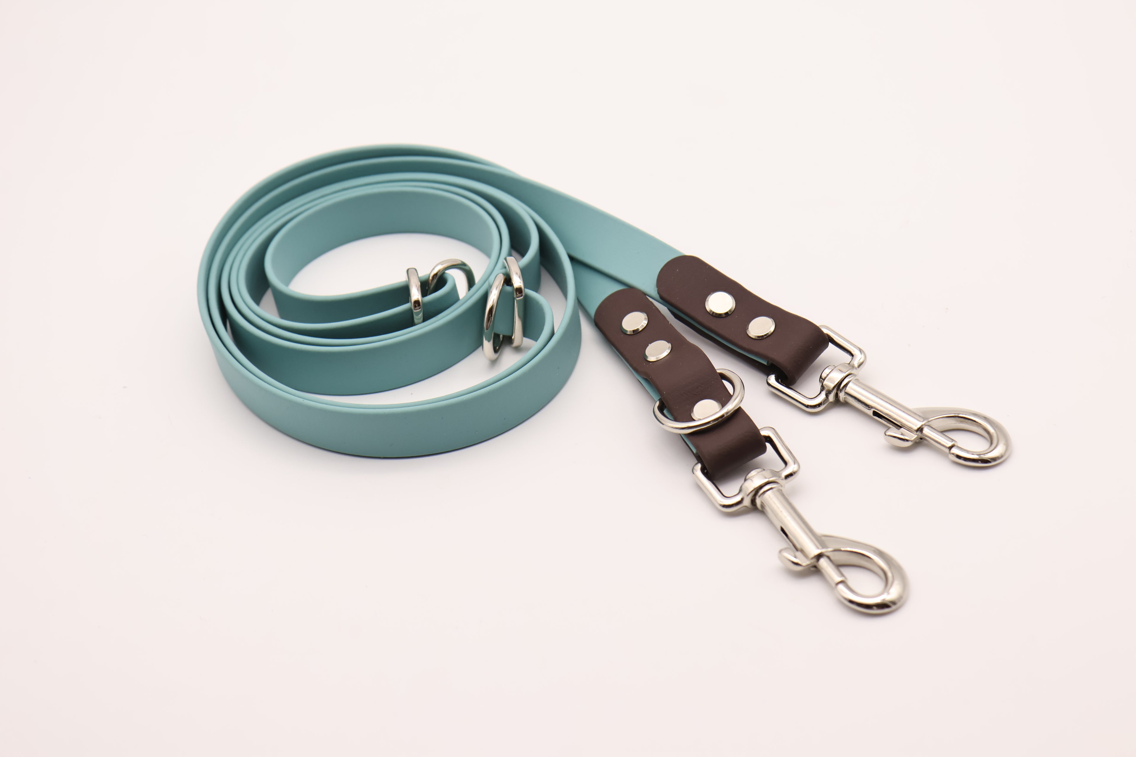 Regular Biothane Leine 19mm Dusty x Dunkelbraun