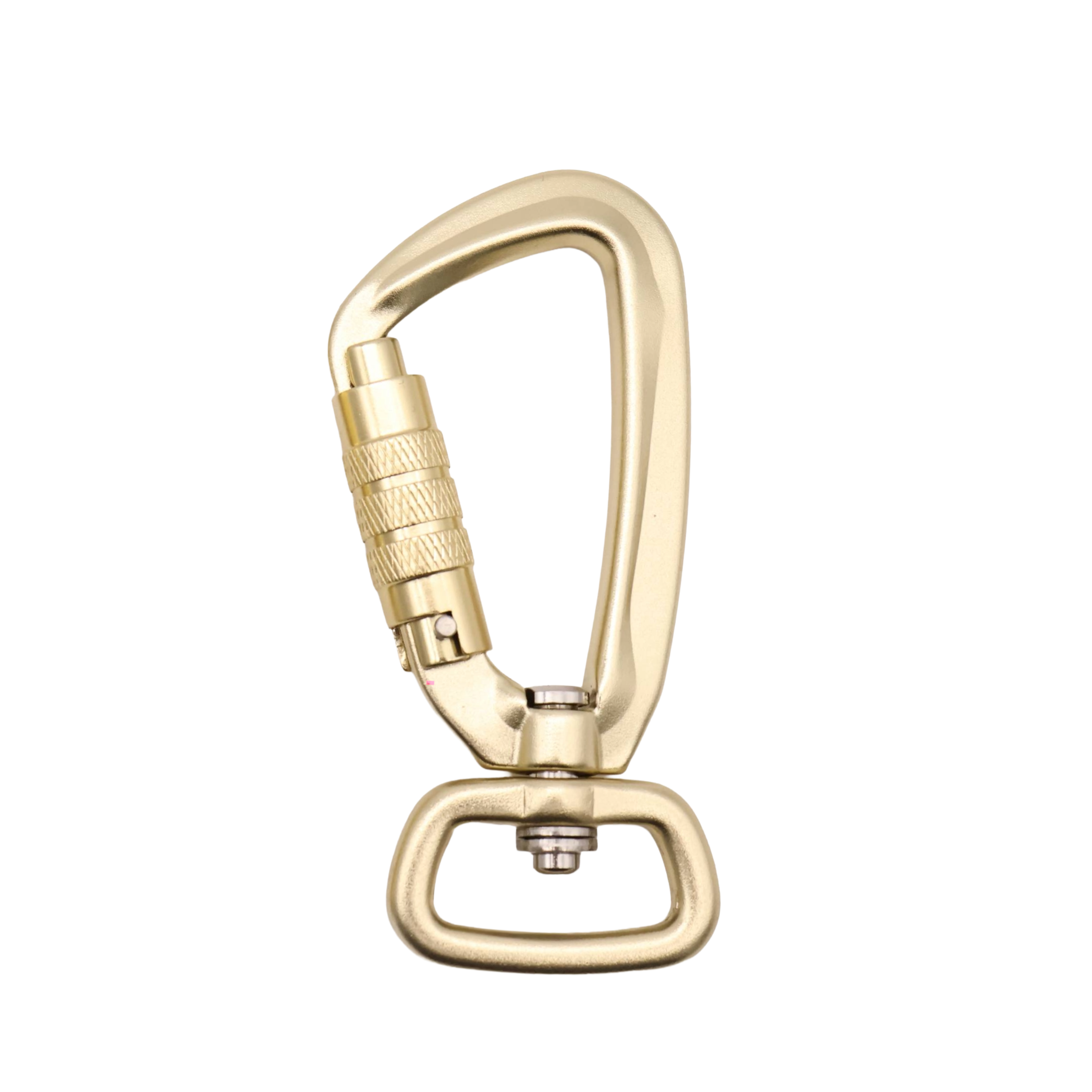 Sicherheitskarabiner Weißgold